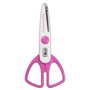 Tesoura Zig Zag Rosa 140mm Tilibra
