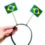 Tiara Plástica Bandeira Brasil EVA