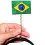 Tiara Plástica Bandeira Brasil EVA