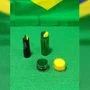 Tinta Cremosa Verde e Amarelo Corporal Facial Lary