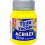 Tinta para Tecido Amarelo Limão 37ml Acrilex