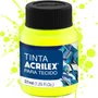 Tinta para Tecido Amarelo Limão 37ml Acrilex