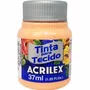Tinta para Tecido Amarelo Pêssego 37ml Acrilex