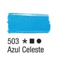 Tinta para Tecido Azul Celeste Acrilex 37m