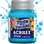 Tinta para Tecido Azul Celeste Acrilex 37m