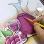 Tinta para Tecido Branco 37ml Metálica Acrilex