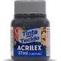 Tinta para Tecido Cinza 37ml Acrilex