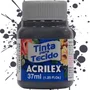 Tinta Para Tecido Cinza Chumbo 37ml Acrilex