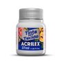 Tinta para Tecido Cinza Claro 37ml Acrilex