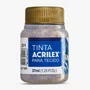Tinta para Tecido com Gliter Ouro Acrilex 37ml
