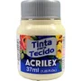 Tinta para Tecido Marfim 37ml Acrilex