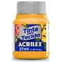 Tinta para Tecido Ocre Ouro Acrilex 37 Ml