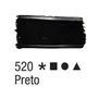 Tinta para Tecido Preta 120ml Acrilex