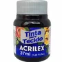 Tinta para Tecido Preto 37ml Acrilex