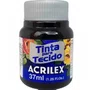 Tinta para Tecido Preto 37ml Acrilex