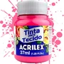 Tinta para Tecido Rosa Escuro Acrilex 37ml