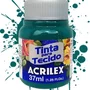 Tinta para Tecido Verde Bandeira 37ml Acrilex