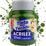 Tinta para Tecido Verde Oliva Acrilex