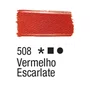 Tinta para Tecido Vermelho Escarlate 37ml Acrilex