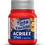 Tinta para Tecido Vermelho Natal 37ml Acrilex