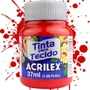 Tinta para Tecido Vermelho Tomate Acrilex