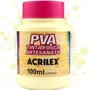Tinta PVA Fosca 100ml Amarelo Bebê Acrilex