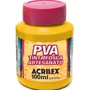Tinta PVA Fosca 100ml Amarelo Cádmio Acrilex