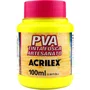 Tinta PVA Fosca 100ml Amarelo Limão Acrilex