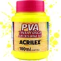 Tinta PVA Fosca 100ml Amarelo Limão Acrilex
