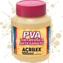 Tinta PVA Fosca 100ml Amarelo Pessego Acrilex