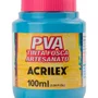 Tinta PVA Fosca 100ml Azul Cerúleo Acrilex