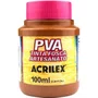 Tinta PVA Fosca 100ml Marrom Acrilex