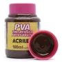 Tinta PVA Fosca 100ml Marrom Escuro Acrilex
