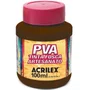 Tinta PVA Fosca 100ml Marrom Escuro Acrilex