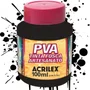 Tinta PVA Fosca 100ml Preto Acrilex