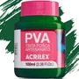 Tinta PVA Fosca 100ml Verde Musgo Acrilex