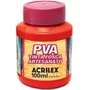 Tinta PVA Fosca 100ml Vermelho Vivo Acrilex