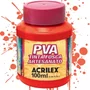 Tinta PVA Fosca 100ml Vermelho Vivo Acrilex