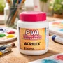 Tinta PVA Fosca 250ml Branco Acrilex