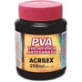 Tinta PVA Fosca 250ml Preto Acrilex