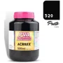 Tinta PVA Fosca 500ml Preto Acrilex