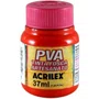 Tinta PVA Fosca Vermelho Fogo 37ml Acrilex