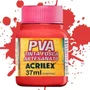 Tinta PVA Fosca Vermelho Vivo 37ml Acrilex
