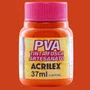 Tinta PVA Laranja Acrilex 37ml