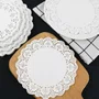 Toalha de Papel Rendada Branca 16 cm com 100 Unidades