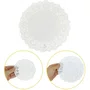 Toalha de Papel Rendada Branca 16 cm com 100 Unidades