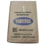 Toalha Interfolha Branca Luxo com 1000 Unidades 22,5x21 Vidypel