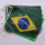 Varal Decorativo Bandeiras do Brasil com 10 Metros BR Decor