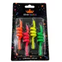 Vela Espiral Neon 4 Cores Silverplastic V027