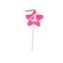 Vela Estrela Nº 4 Rosa Provelaf
